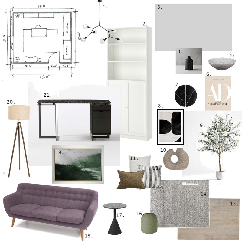 Office Mood Board by Miranda Nacarelli on Style Sourcebook