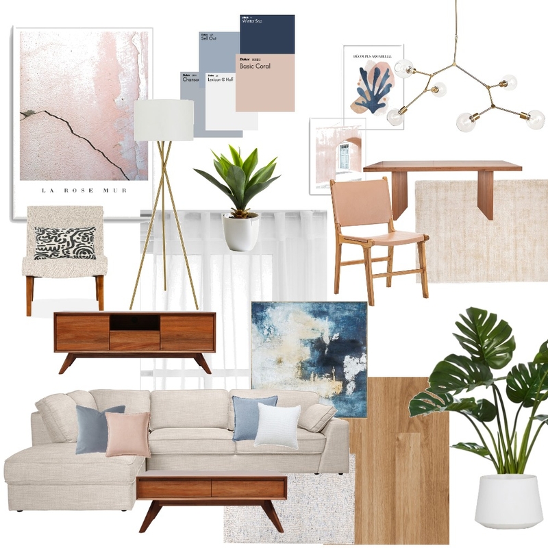 Living Room - Modern Coastal Mood Board by frandemetriou on Style Sourcebook