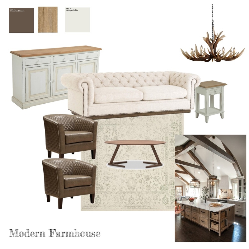 Modern Farmhouse Mood Board by An earnest design on Style Sourcebook