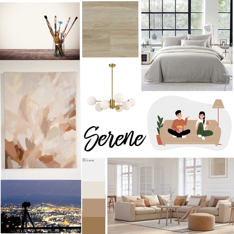 Serene Mood Board by kritimadhakal on Style Sourcebook