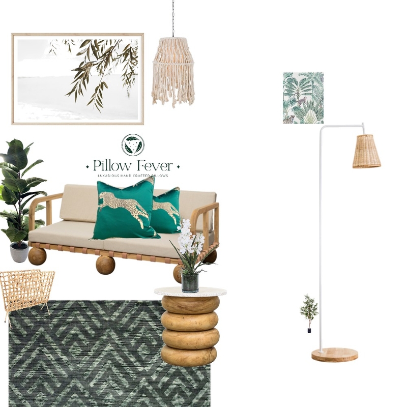 Green boho Mood Board by bon_ana on Style Sourcebook