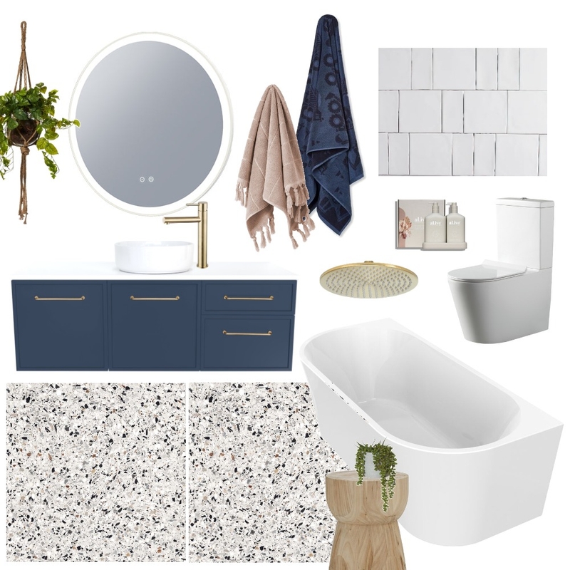 Drew and Leah Bathroom Mood Board by gwhitelock on Style Sourcebook