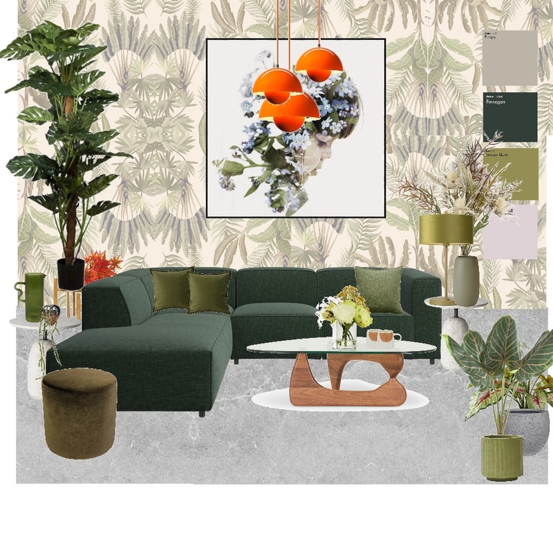 Living - Green Mood Board by Alexandra Paris on Style Sourcebook