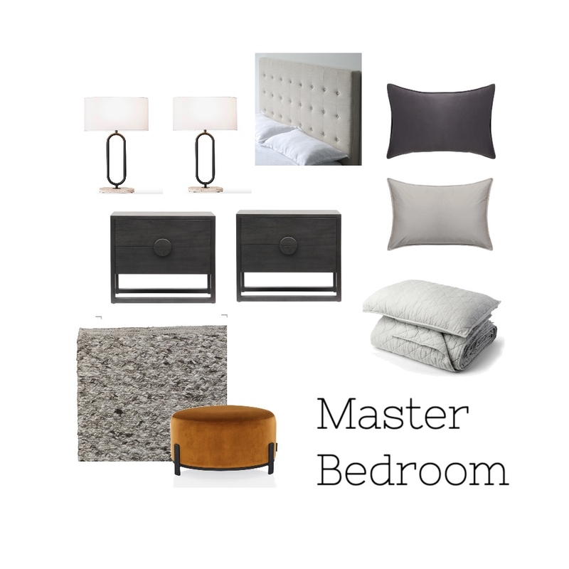 SE Master Bedroom Mood Board by Boutique Yellow Interior Decoration & Design on Style Sourcebook