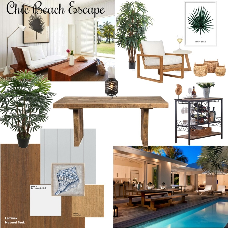 Chic Beach Escape Mood Board by KristinH on Style Sourcebook