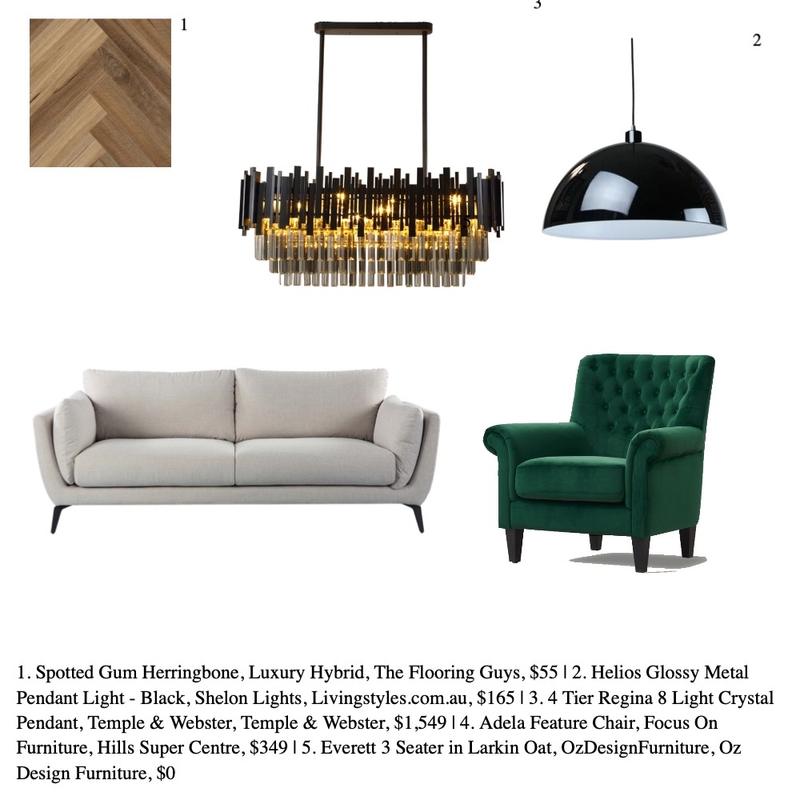 IDI - Module 9 - Part A - Lighting/Sofa Mood Board by deshpandeomkar11 on Style Sourcebook