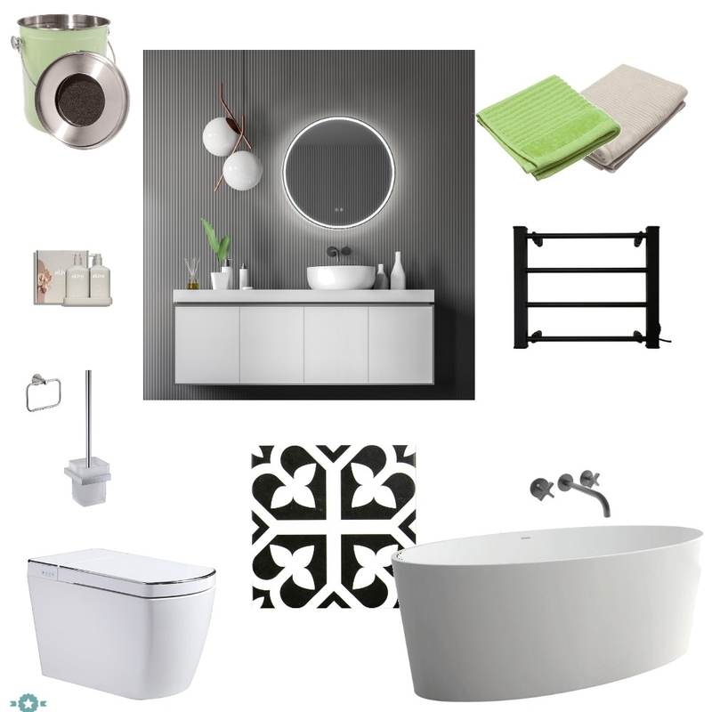 Bathroom Mood Board by Lubitel on Style Sourcebook