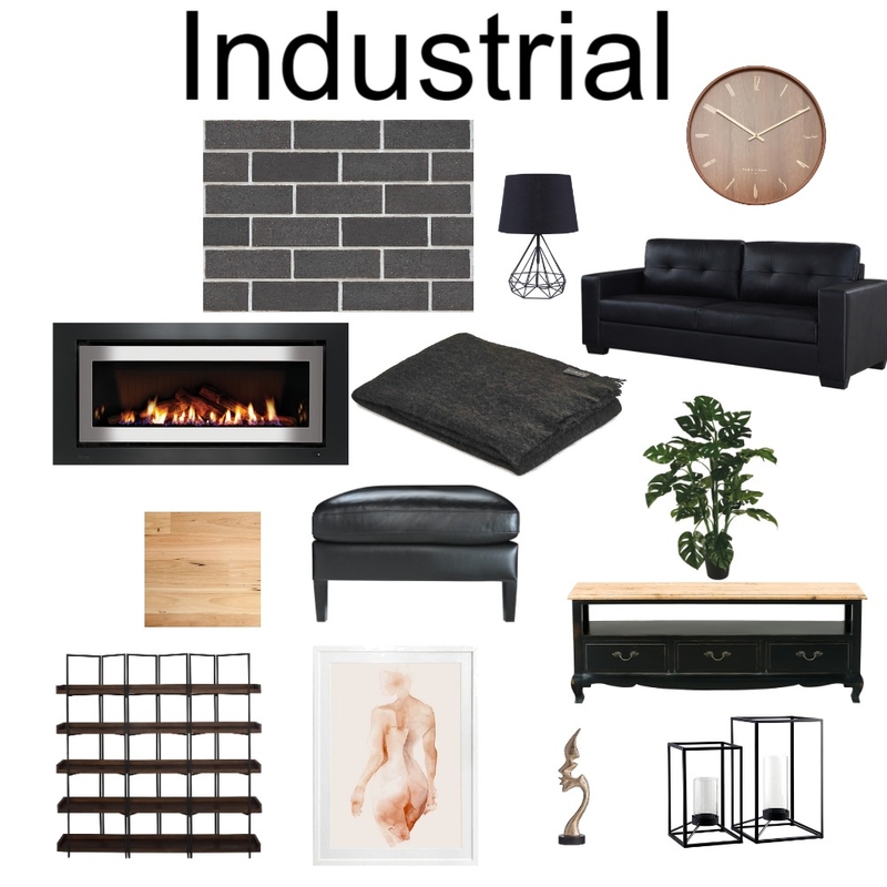 Industrial Mood Board by devonia on Style Sourcebook