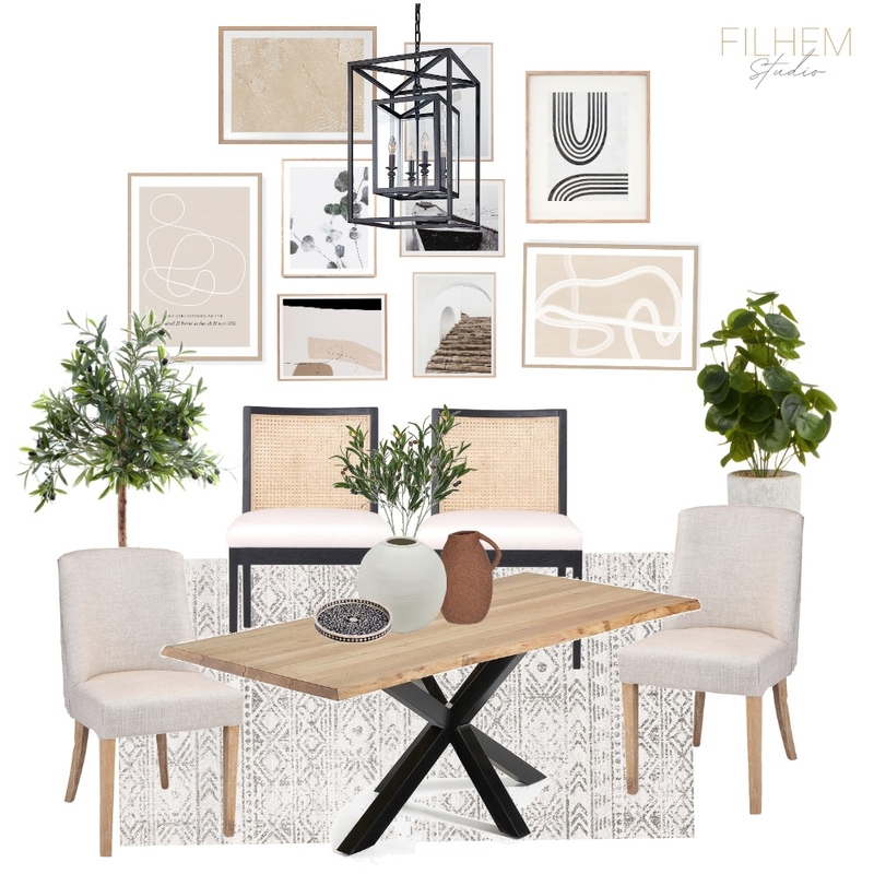 Dining Area Mood Board by Filhem Studio on Style Sourcebook