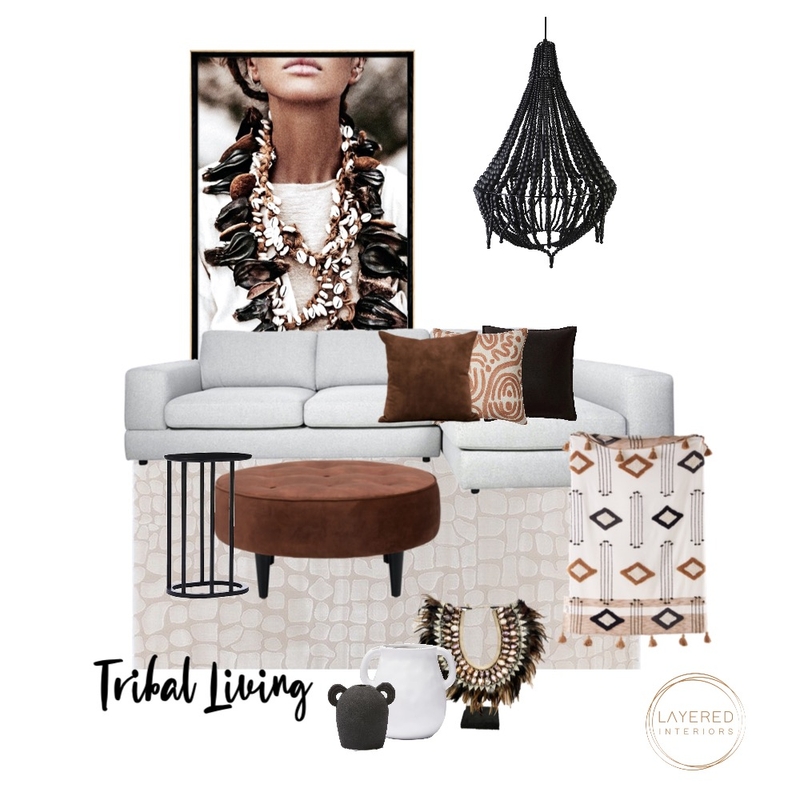 TRIBAL LIVING Mood Board by Layered Interiors on Style Sourcebook