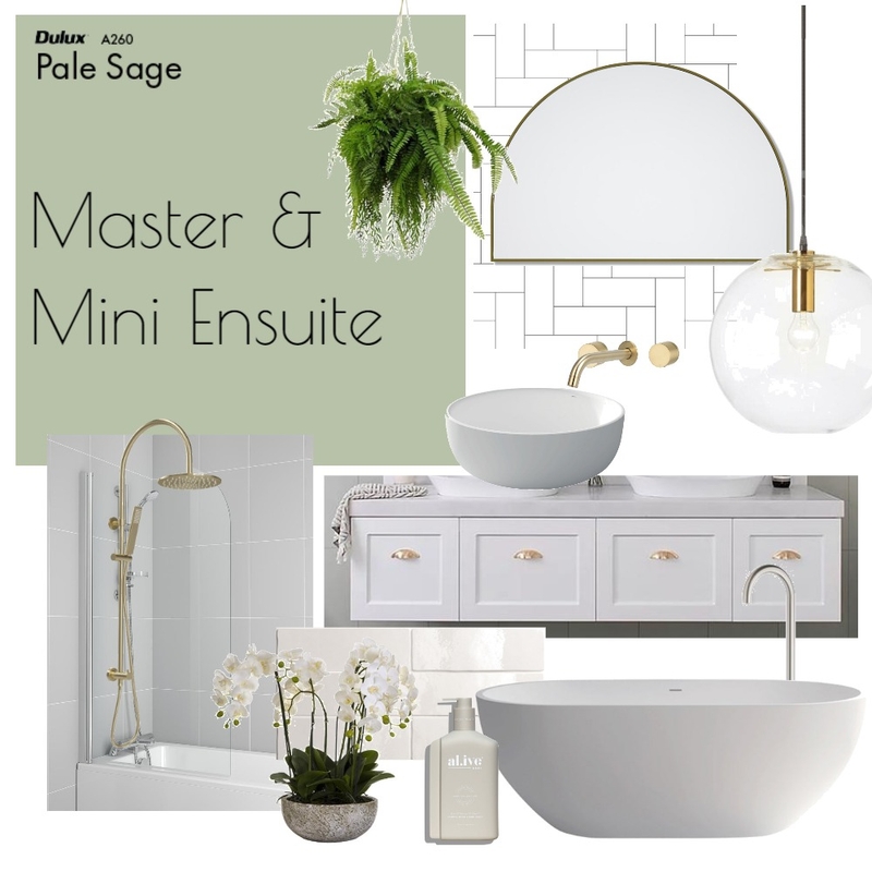 Master & Mini Ensuite Mood Board by KarinaWalker on Style Sourcebook