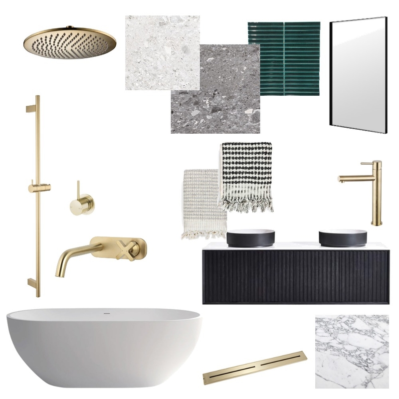 Ensuite Mood Board by Shelley Y on Style Sourcebook