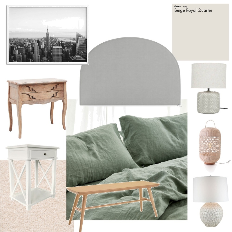 Sage bedroom Mood Board by hannah7344 on Style Sourcebook