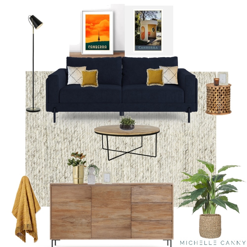 Industrial/Contemporary Living Area Mood Board by Michelle Canny Interiors on Style Sourcebook