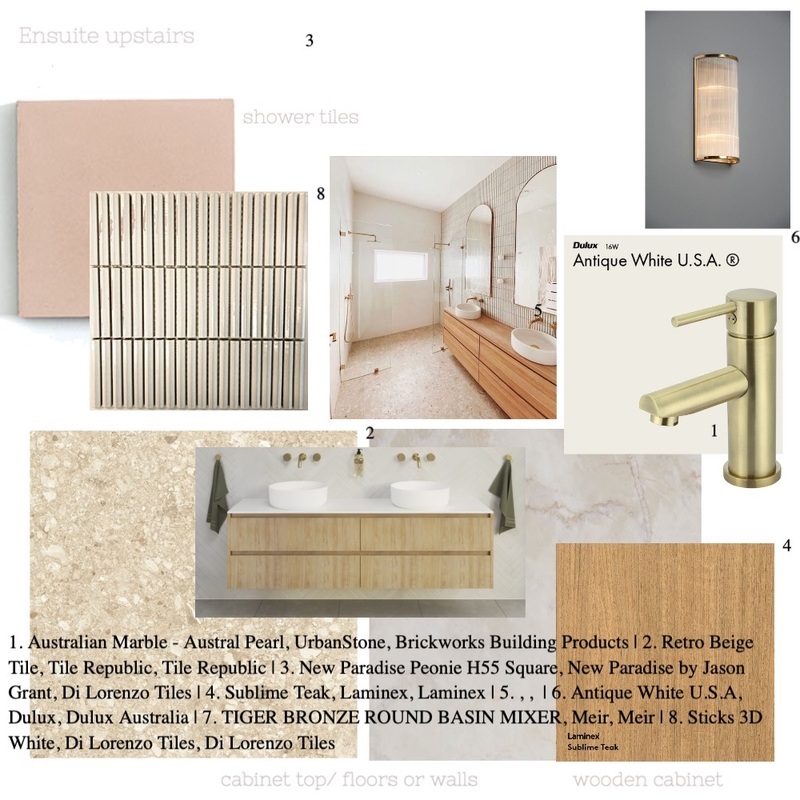 Molly's House: Ensuite Upstairs with tags Mood Board by Elisenda Interiors on Style Sourcebook