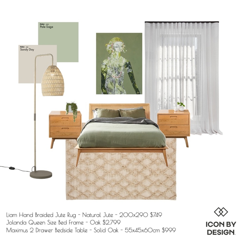 Smith Main Bedroom Mood Board by Style Sourcebook on Style Sourcebook