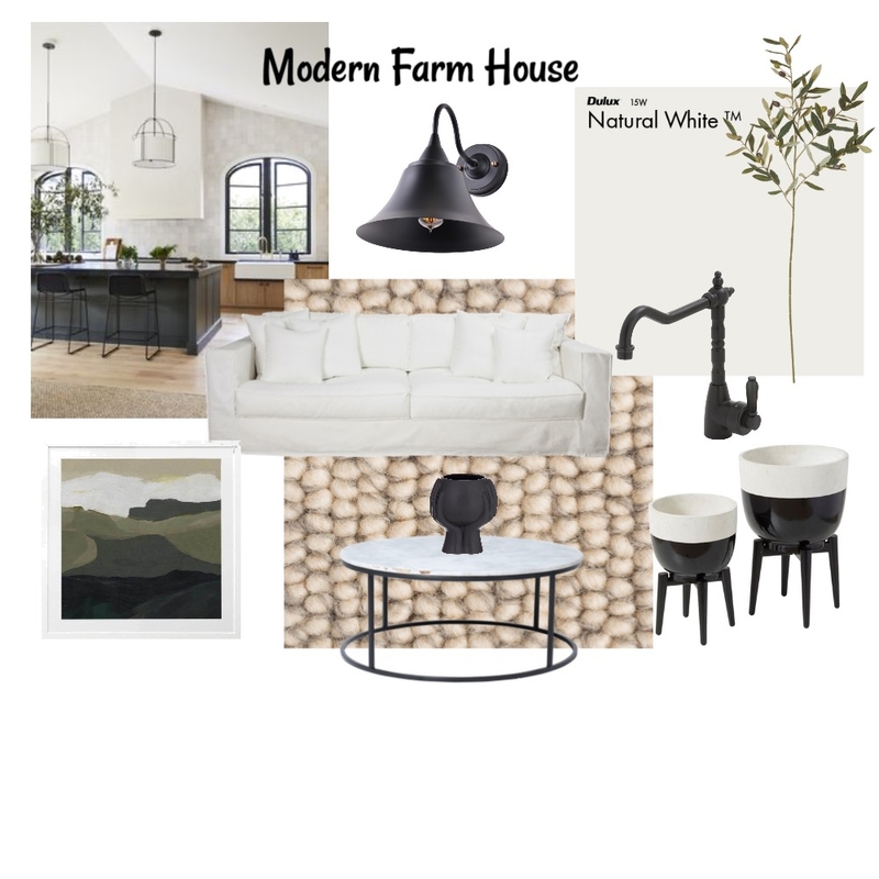 Modern Farmhouse 2 Mood Board by bree ford on Style Sourcebook