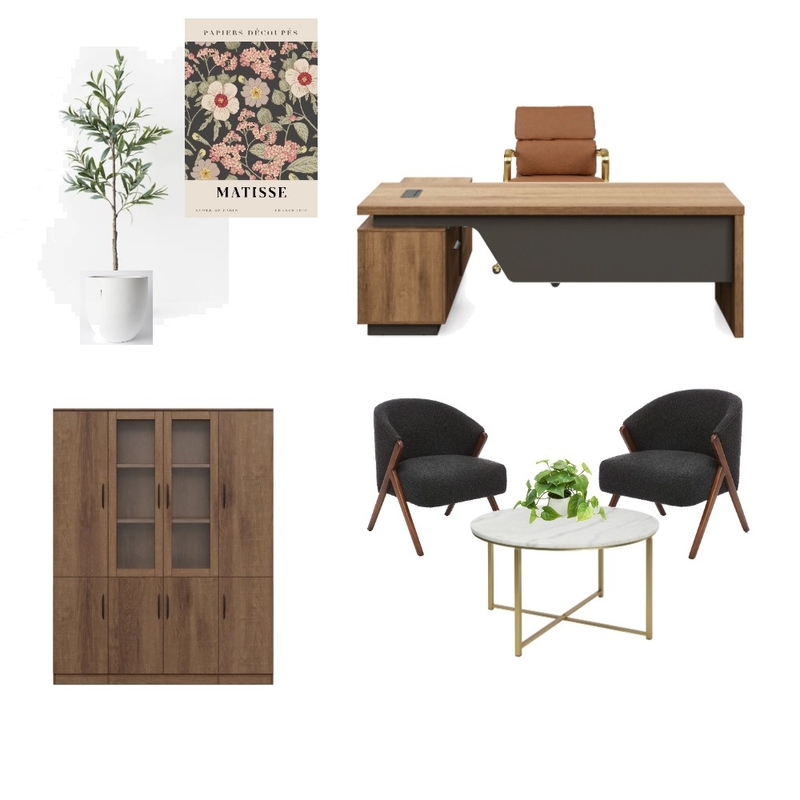 Exec Office Mood Board by belinda gemits on Style Sourcebook