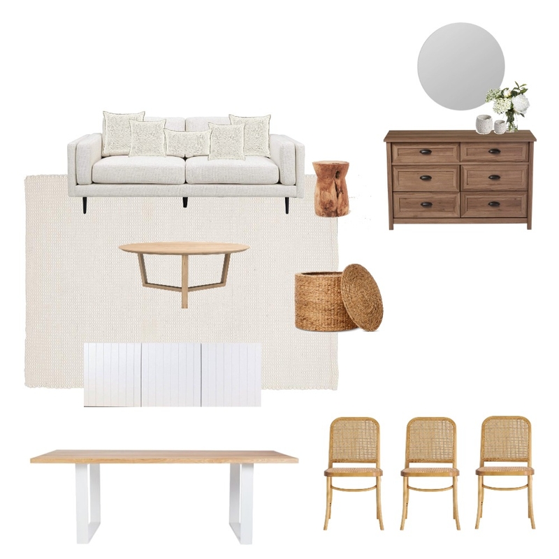 coastal scandi Living Dining Mood Board by ESTIL HOME on Style Sourcebook