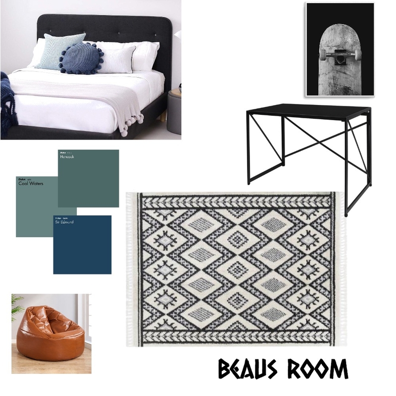 Beau's bedroom Mood Board by noonoo_goeslala on Style Sourcebook