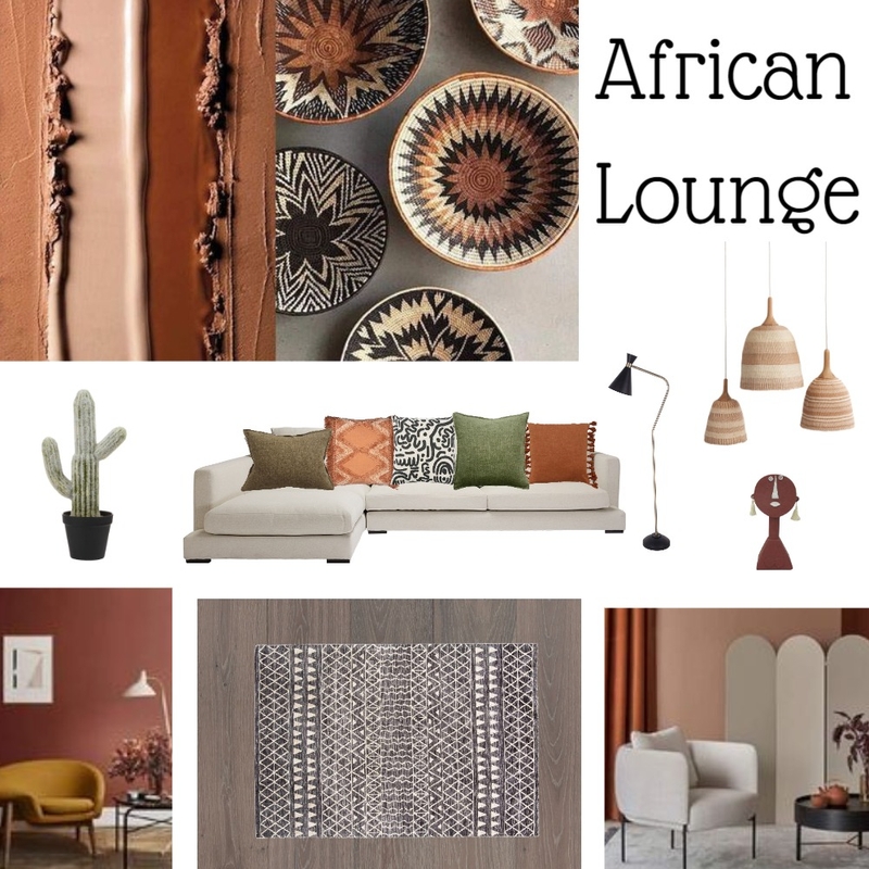African Lounge Mood Board by Bricks and Beams on Style Sourcebook