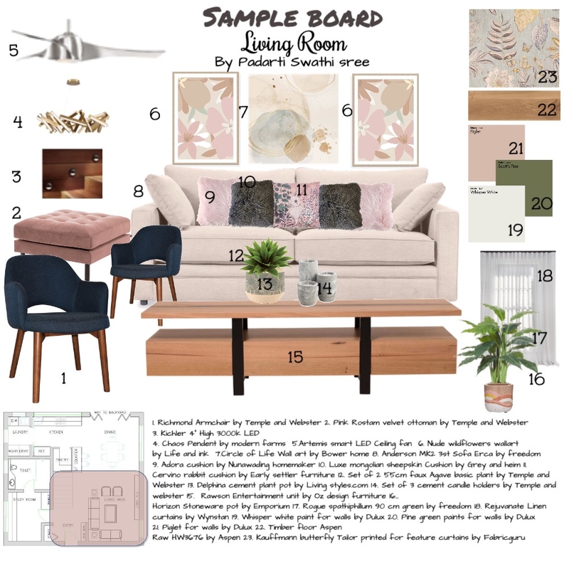 sample board Mood Board by Swathisree on Style Sourcebook