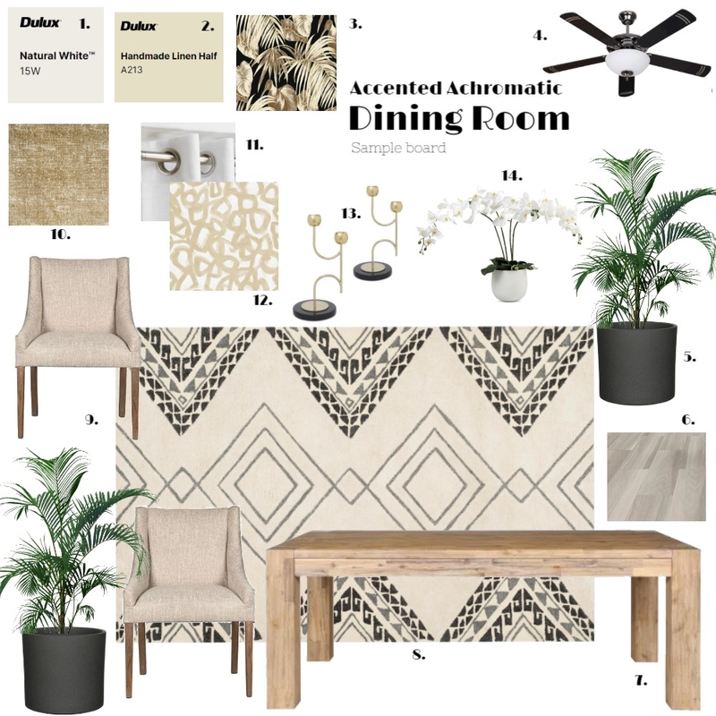 Accented Achromatic Mood Board by Chane Chantal on Style Sourcebook