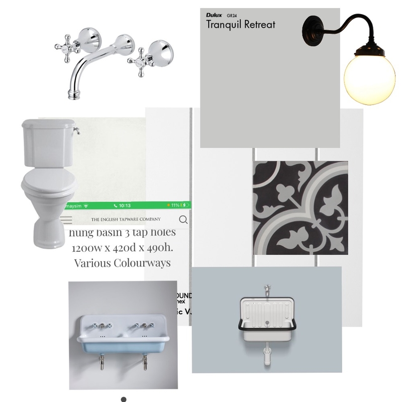 Upstairs bathroom Mood Board by JaneM on Style Sourcebook