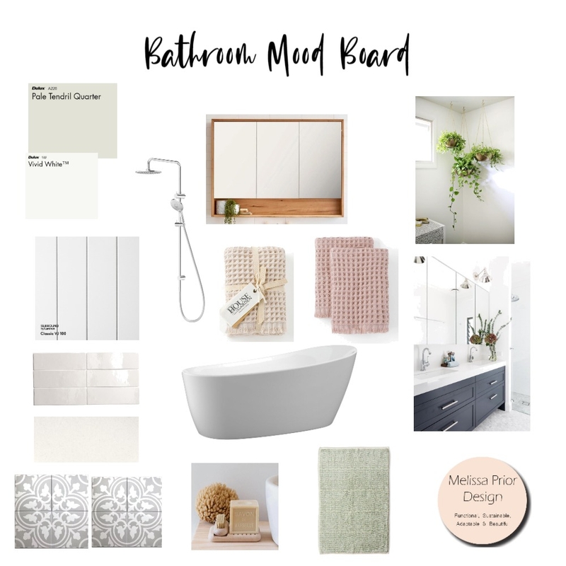 Bathroom Mood Board Mood Board by mprior on Style Sourcebook