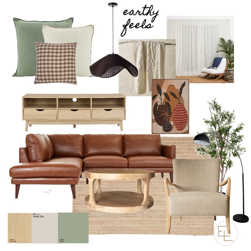 Earthy Feels Mood Board by Elinteriors on Style Sourcebook