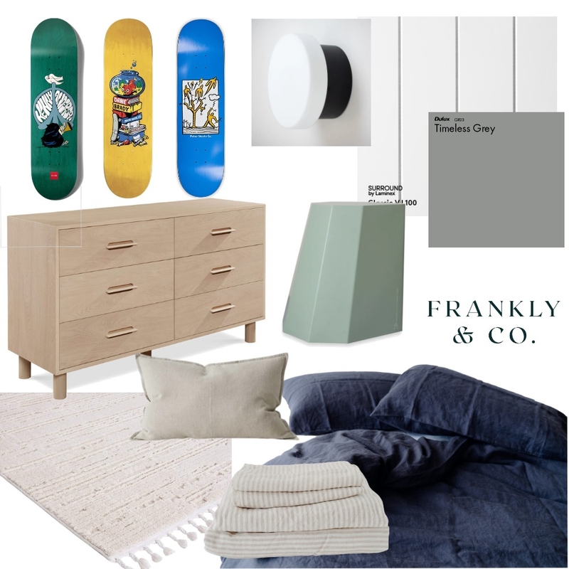 Teenage Boy's Bedroom Mood Board by franklyandco on Style Sourcebook