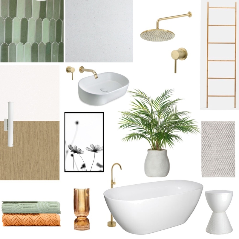 Module 9 - Bathroom Mood Board by Keely Styles on Style Sourcebook