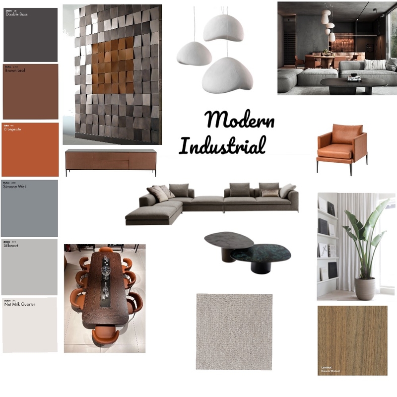 Industrial Style Mood Board by omarcookie on Style Sourcebook