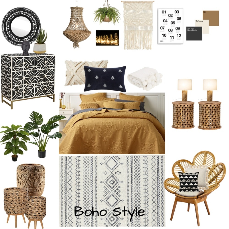 BOHO Mood Board Mood Board by Insha on Style Sourcebook