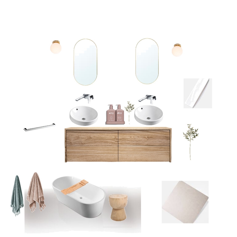 Ensuite Mood Board by phu on Style Sourcebook