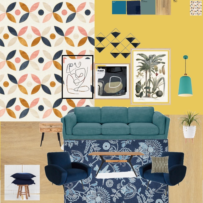 Modern Living Room Mood Board by riqza Azhar on Style Sourcebook