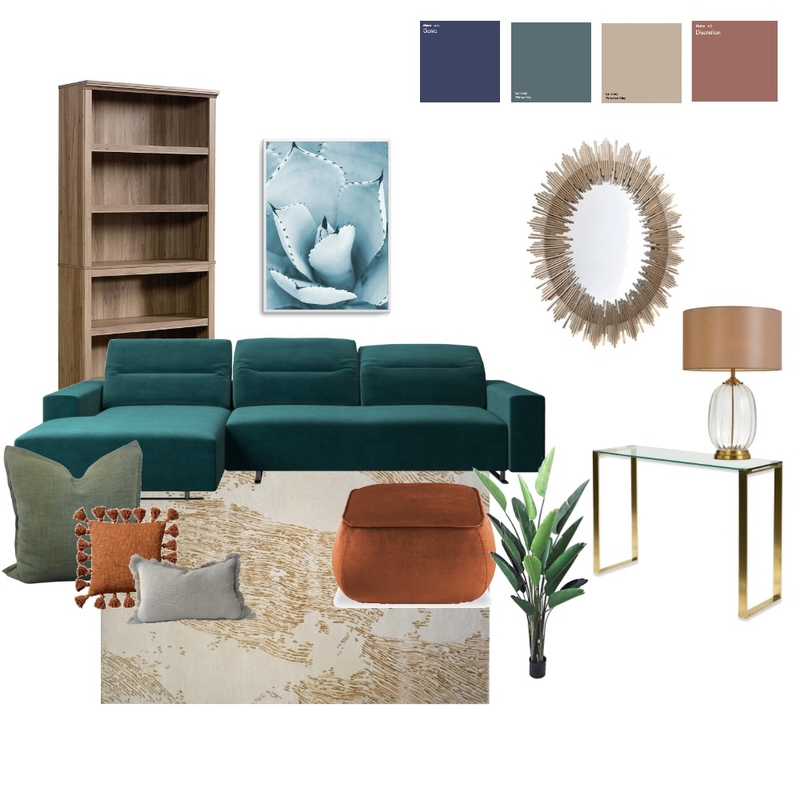 Accented Analogous Living Room Mood Board by kaybank27 on Style Sourcebook