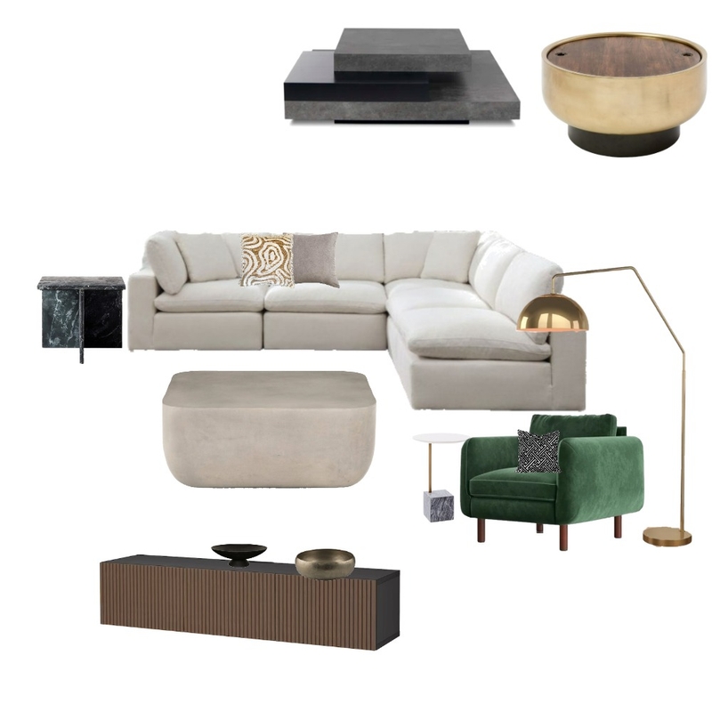 C+O Living Room 2 Mood Board by Think Modern on Style Sourcebook