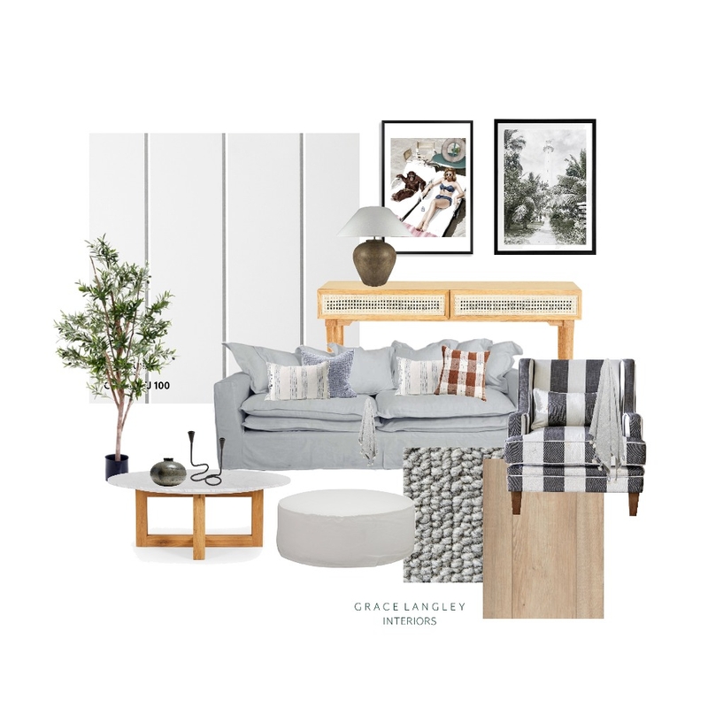 Contemporary Hamptons Living Mood Board by GraceLangleyInteriors on Style Sourcebook