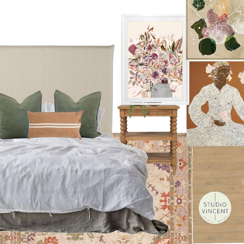 Cozy Bedroom Spring Mood Board by Studio Vincent on Style Sourcebook