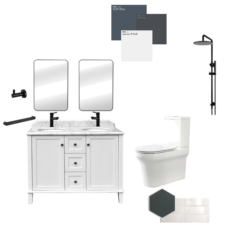 Bathroom Mood Board by Curated Design Co on Style Sourcebook