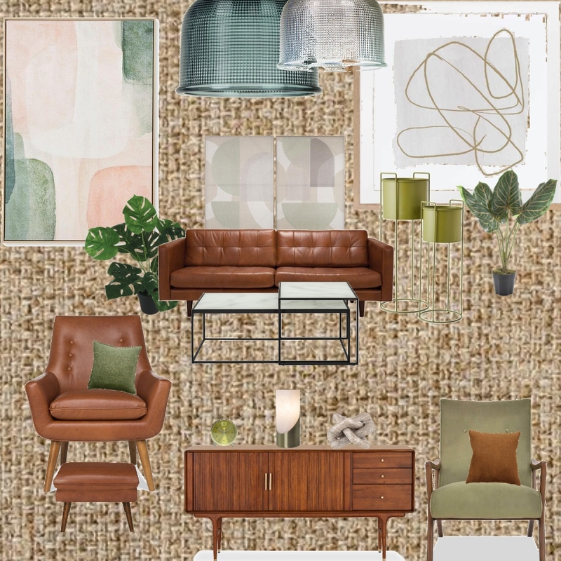 Mid Century 1 Mood Board by MATSANFEI on Style Sourcebook