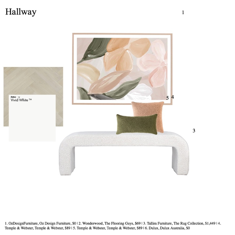 Hallway Mood Board by labros interiors on Style Sourcebook