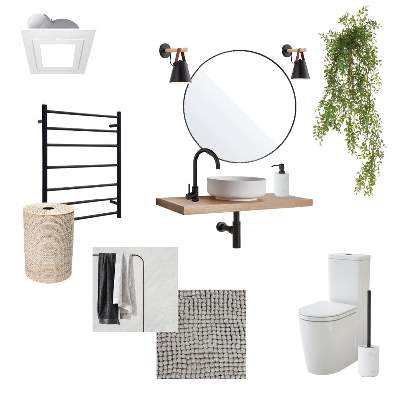 Scandi-Japandi Bathroom Mood Board by Czarina on Style Sourcebook