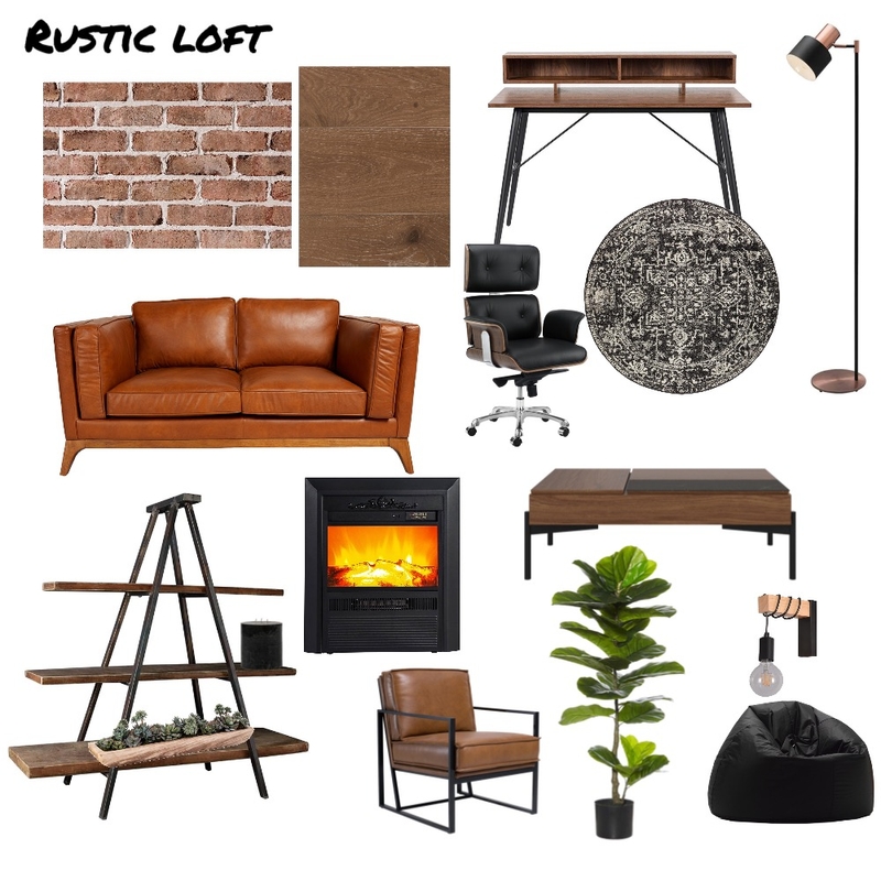 Rustic loft Mood Board by kindleton on Style Sourcebook