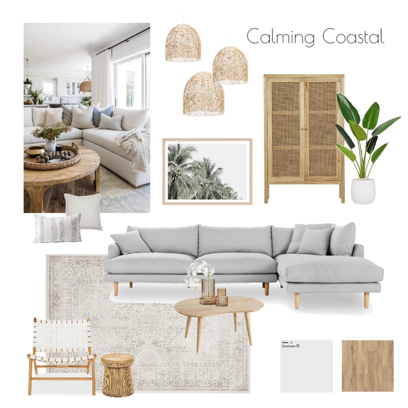 Calming Coastal Mood Board by Leadwood Interior Design on Style Sourcebook