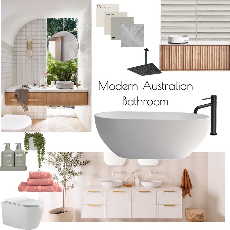 Modern Australian Bathroom Mood Board by AliciaCheong on Style Sourcebook