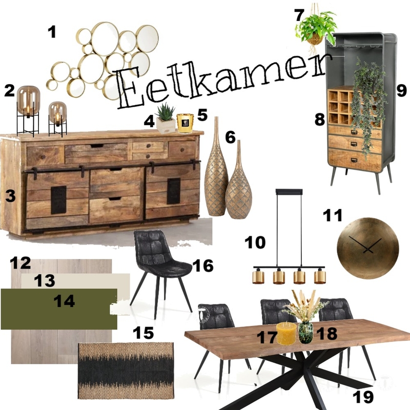 Moodboard eetkamer Mood Board by @DesignerTiff on Style Sourcebook