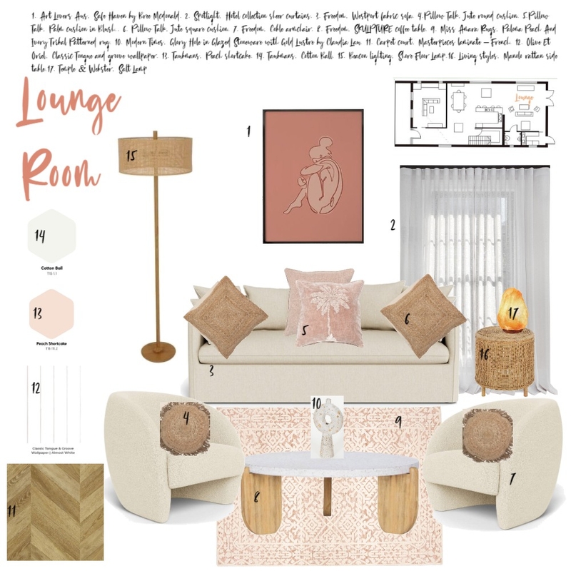 Lounge room sampleboard Mood Board by TiffanyApril_Home on Style Sourcebook