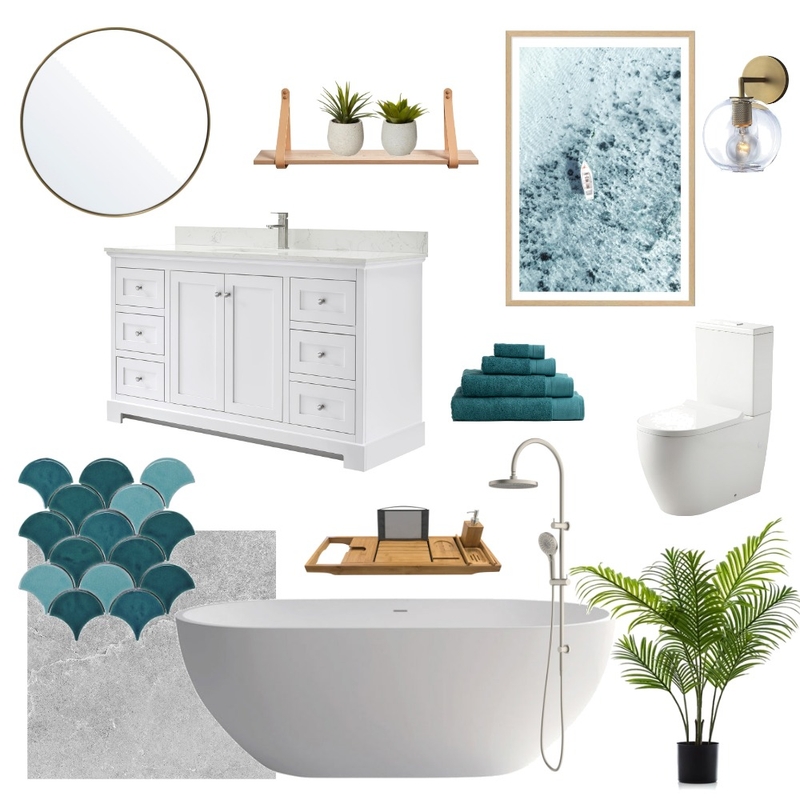 Ensuite Mood Board by MelJSutton on Style Sourcebook